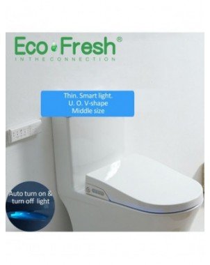 Namų apyvokos daiktai-Vonios ir WC reikmenys-EcoFresh VO Ushape Smart tualeto sėdynė Elektrinis