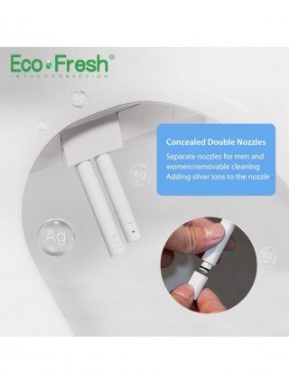Namų apyvokos daiktai-Vonios ir WC reikmenys-Ecofresh Smart unitazo sėdynė D formos elektrinė