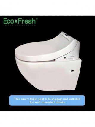 Namų apyvokos daiktai-Vonios ir WC reikmenys-Ecofresh Smart unitazo sėdynė D formos elektrinė