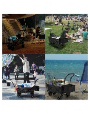 Home, Pet & Appliances-Garden Supplies-VEVOR Folding Wagon Cart