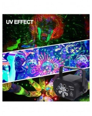 LED apšvietimas-LED prožektoriai-USB įkraunamas LED lazerinės scenos mini projektoriaus