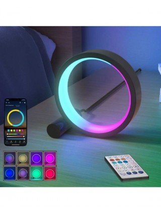 LED apšvietimas-LED prožektoriai-„Bluetooth“ žiedas nakties lemputė nuotolinio valdymo pultas
