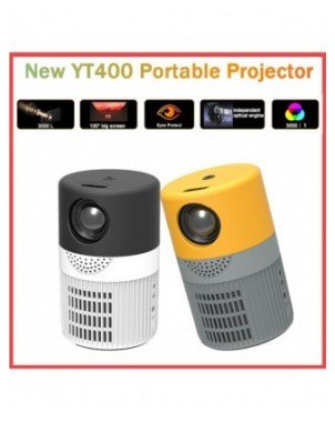 2022 New YT400 Portable Pocket Projector Home LED Mini