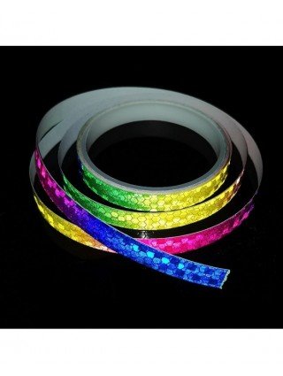 Cycling-Bicycle Lights-1cm*8m Bike Stickers Reflective Tape