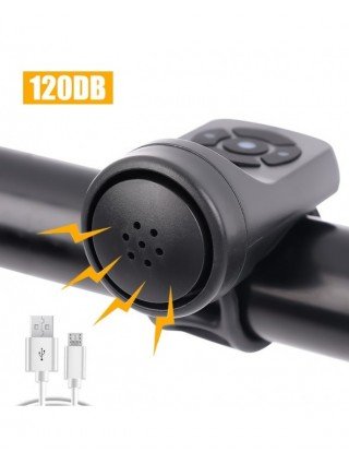 Dviračiu Sportas-Dviračių žibintai-USB įkraunamas dviračio elektrinis varpelio garsinis