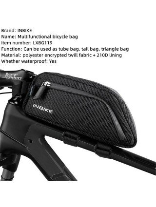 Cycling-Bicycles-INBIKE Bicycle Saddle Bag Waterproof Bike Seat