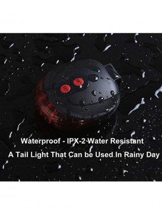Cycling-Bicycle Lights-5 LED Bicycle Rear Light 2 Laser Bike