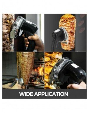 Namų tobulinimas-Virtuvės įranga-VEVOR kebabų pjaustyklė 0–8 mm elektrinė kebabo pjaustyklė, 2