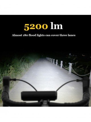 Cycling-Bicycle Lights-8000mAh 5 LED 5*P90 Bike Light Front