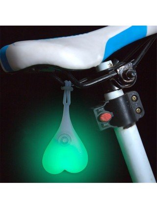 Dviračiu Sportas-Dviračių žibintai-Dviračių silikoninė lemputė Creative Bike, atsparus