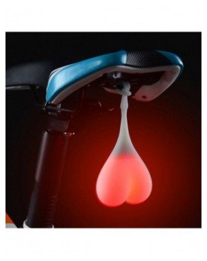 Dviračiu Sportas-Dviračių žibintai-Dviračių silikoninė lemputė Creative Bike, atsparus