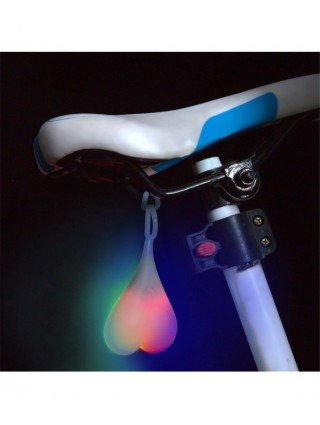 Dviračiu Sportas-Dviračių žibintai-Dviračių silikoninė lemputė Creative Bike, atsparus