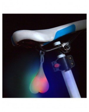 Dviračiu Sportas-Dviračių žibintai-Dviračių silikoninė lemputė Creative Bike, atsparus