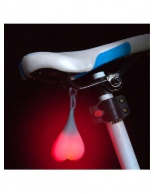 Dviračiu Sportas-Dviračių žibintai-Dviračių silikoninė lemputė Creative Bike, atsparus