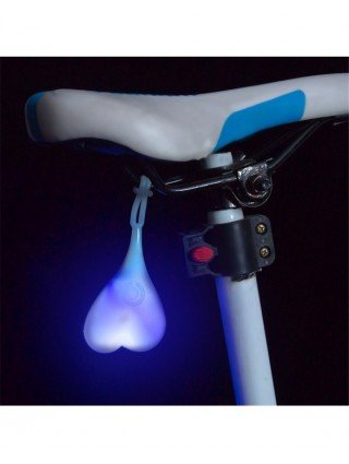 Dviračiu Sportas-Dviračių žibintai-Dviračių silikoninė lemputė Creative Bike, atsparus