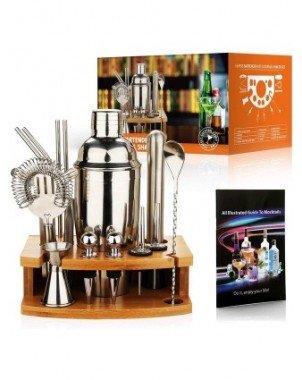 Kitchen-Drinkware-Cocktail Shaker Making Set,16pcs Bartender