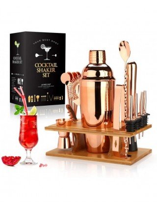 Kitchen-Drinkware-Cocktail Shaker Making Set,16pcs Bartender