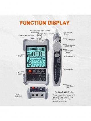 Computer Networking-Networking Tools-ET616 /ET618 LCD Display
