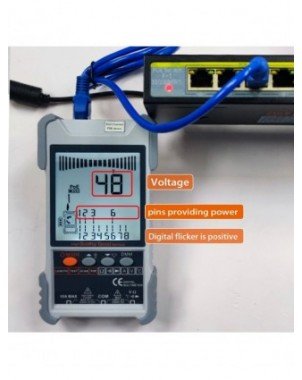 Kompiuterių tinklai-Tinklo įrankiai-ET616 /ET618 LCD ekranas Analogai Skaitmeninė paieška POE