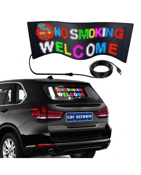 Smart Led Sign, Car Sign By Bluetooth App,flexible And Scrolling