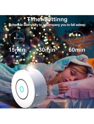 Galaxy Projector Light Tuya Smart Life Smart Star Projector APP Work With  Alexa Google Home Colorful Starry Sky LED Night Light, Sky Sky