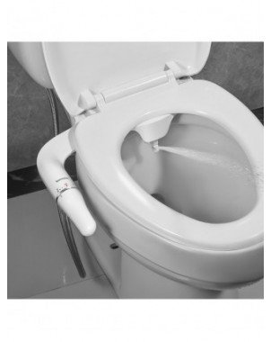 Namų apyvokos daiktai-Vonios ir WC reikmenys-SAMODRA tualeto bide "Ultra-Slim Bidet" tualeto