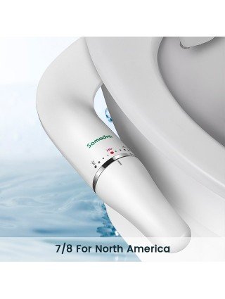 Namų apyvokos daiktai-Vonios ir WC reikmenys-SAMODRA tualeto bide "Ultra-Slim Bidet" tualeto