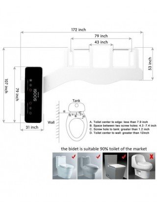 Household Items-Bath and WC items-Soosi Bidet Toilet Seat