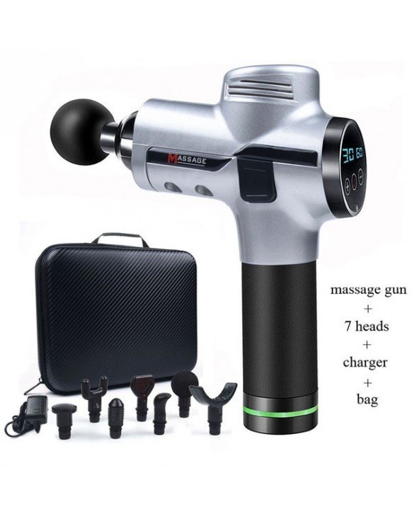 2500mAH 30 Speeds Massage Gun Deep Tissue Muscle Massager Pain 2500mAH 30 Speeds Massage Gun Deep Tissue Muscle Massager Pain