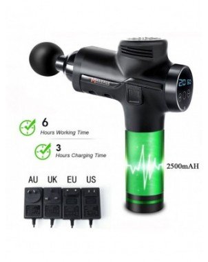 2500mAH 30 Speeds Massage Gun Deep Tissue Muscle Massager Pain