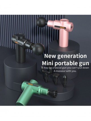 Kita sporto įranga-Fitnesas ir kultūrizmas-Mini elektrinis masažo pistoletas LCD Nešiojamasis