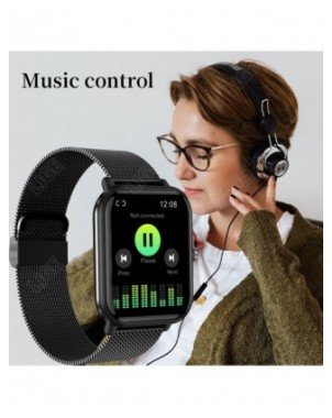 Išmanioji elektronika-Išmanieji laikrodžiai-LIGE Smart Watch Bluetooth Fitness Tracker Kūno