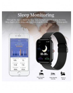 Išmanioji elektronika-Išmanieji laikrodžiai-LIGE Smart Watch Bluetooth Fitness Tracker Kūno