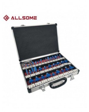 Tools-Tool Sets-ALLSOME 35pcs 1/4inch Shank Router Bit Set