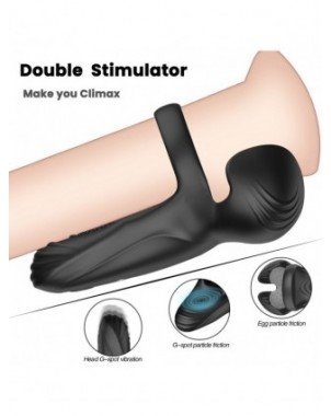 Vibratoriai, Dildo-Pulsatoriai-Remote Vibrating Cock Penis Ring