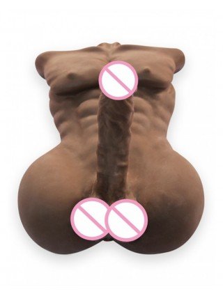 Sekso lėlės-Kompaktiškos-Silicone Male Body Sex Doll Big Long