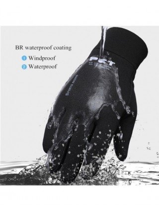 Priedai-Pirštinės ir kumštinės pirštinės-Winter Warm Men Gloves for Women Anti-slip Windproof