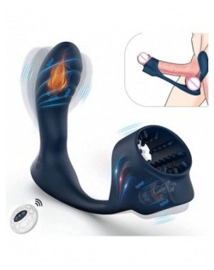 Vibratoriai, Dildo-Įvairūs-Male Prostate Massage Cock Penis Sleeve Cockring Dildo Vibrator Anal