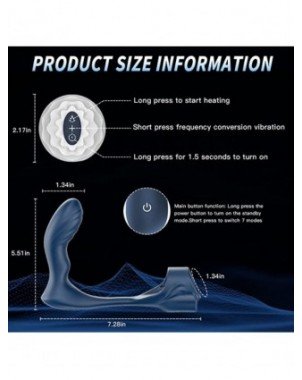 Vibratoriai, Dildo-Įvairūs-Male Prostate Massage Cock Penis Sleeve Cockring Dildo Vibrator Anal