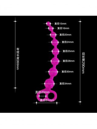 Analiniai žaisliukai-Analiniai kaiščiai-Long Silicone Anal Plugs For Women & Men,Brand Anal
