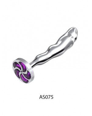 Analiniai žaisliukai-Analiniai kaiščiai-Big Crystal Anal Toys Butt Plug Stainless Steel Anal