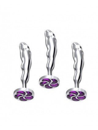Analiniai žaisliukai-Analiniai kaiščiai-Big Crystal Anal Toys Butt Plug Stainless Steel Anal