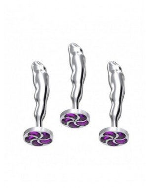 Analiniai žaisliukai-Analiniai kaiščiai-Big Crystal Anal Toys Butt Plug Stainless Steel Anal