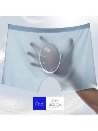 Underwear & Loungewear-Briefs-1 Pc Mens Boxer Shorts Ice Silk