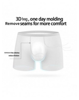 Underwear & Loungewear-Briefs-1 Pc Mens Boxer Shorts Ice Silk