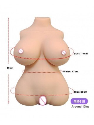 Sekso lėlės-Tikroviškos-Half Sex Doll Dual channel Big Breast