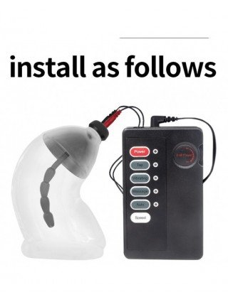 BDSM-Įvairūs-Newest Electric Chastity Cage Urethral Sound