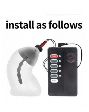 BDSM-Įvairūs-Newest Electric Chastity Cage Urethral Sound