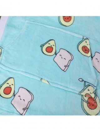 Women's Underwear-Pajama Sets-Winter Blanket Hoodie Women Soft