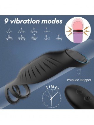 Masturbaciniai, Pompos-Penio žiedai-10 Mode Vibrating Penis